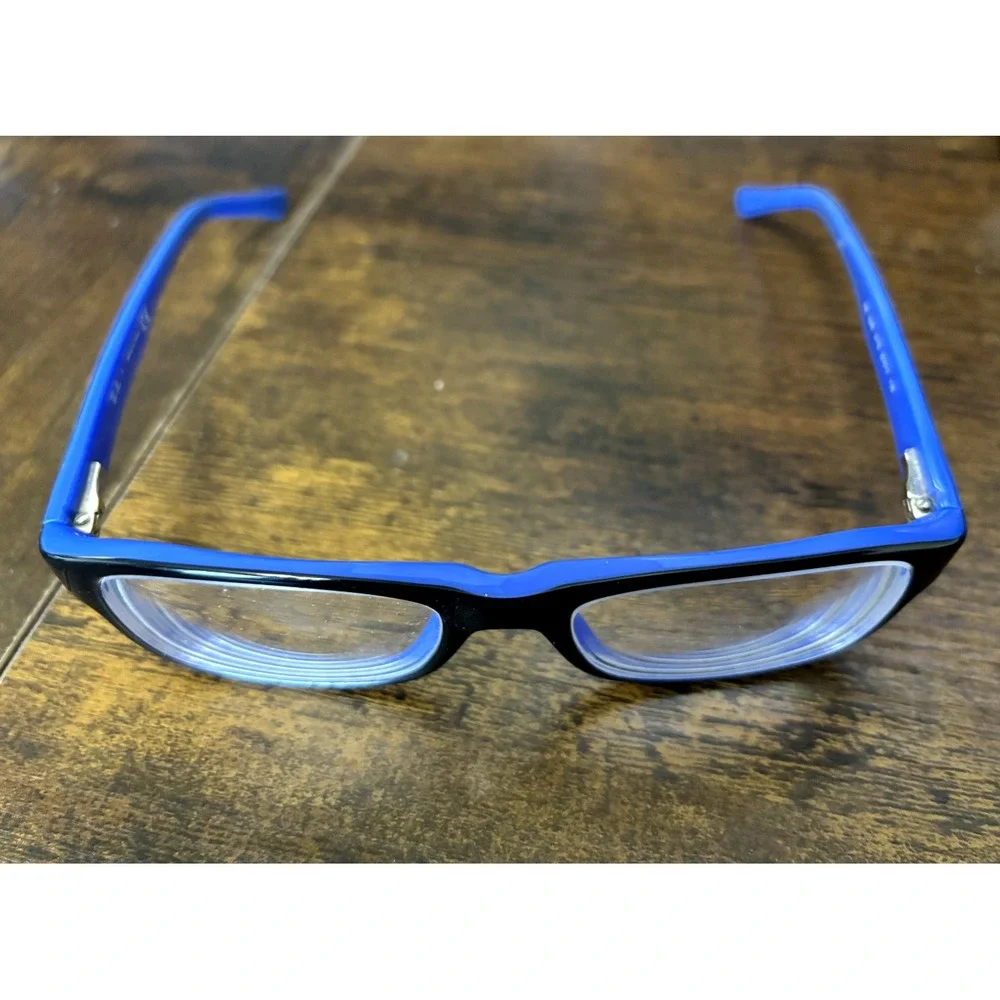 Ray-Ban RB5268 Eyeglass Frames Black Blue Rectangle Optical w‎ Case